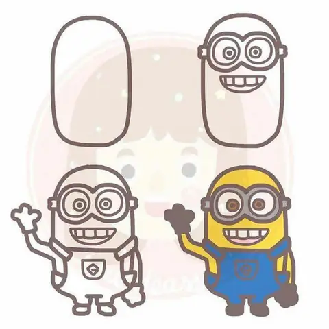 Cách Vẽ Minion Đơn Giản