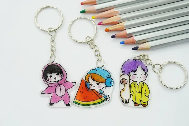 Cách Vẽ Móc Khóa Chibi