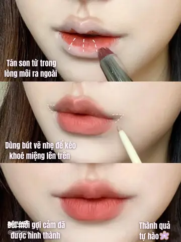 Cách Vẽ Môi Trong Lòng