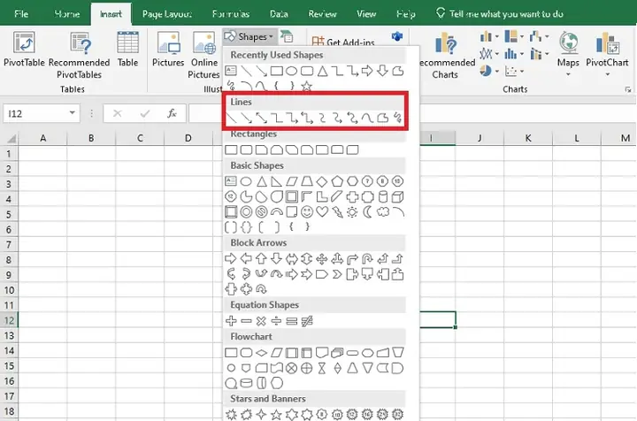 Cách Vẽ Mũi Tên Trong Excel Cách Vẽ Mũi Tên Trong Excel
