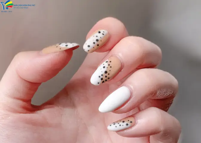 Cách Vẽ Nail Trà Sữa