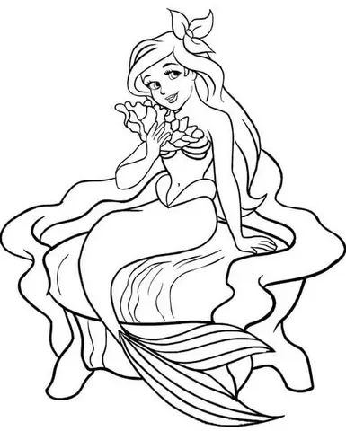 Cách Vẽ Nàng Tiên Cá Ariel