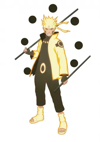Cách Vẽ Naruto Lục Đạo