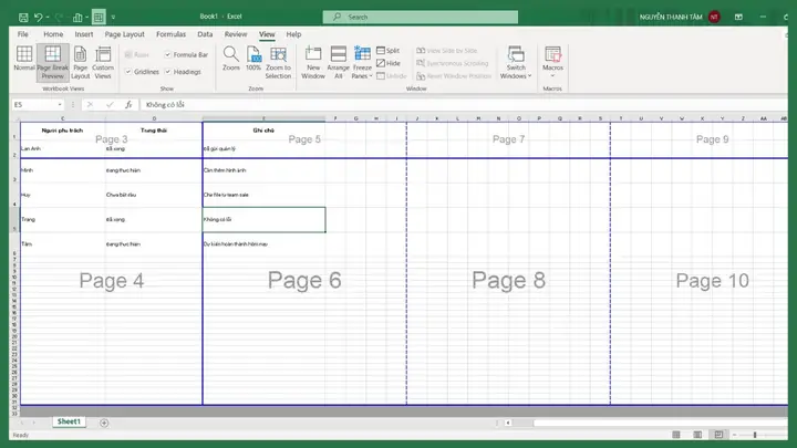Cách Vẽ Nét Đứt Trong Excel