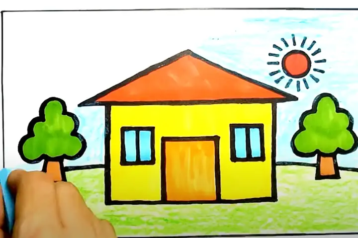 Cách Vẽ Ngôi Nhà Đơn Giản Cách Vẽ Ngôi Nhà Đơn Giản