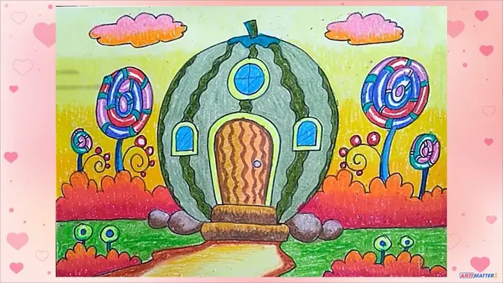 Cách Vẽ Ngôi Nhà Kỳ Lạ