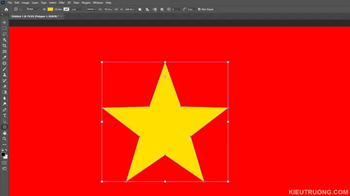 Cách Vẽ Ngôi Sao Trong Photoshop