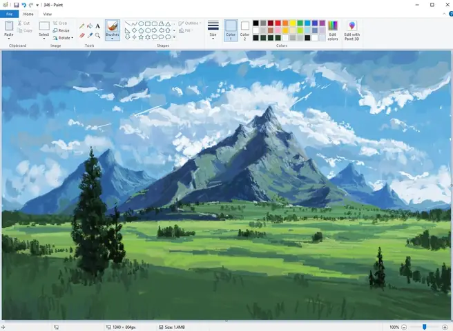 Cách Vẽ Người Bằng Paint