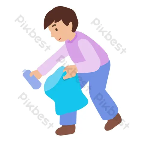 Cách Vẽ Người Đang Quét Rác
