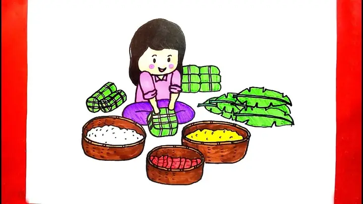 Cách Vẽ Nguoi Lam Banh