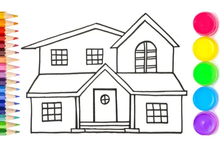 Cách Vẽ Nhà Đẹp Đơn Giản Cách Vẽ Nhà Đẹp Đơn Giản