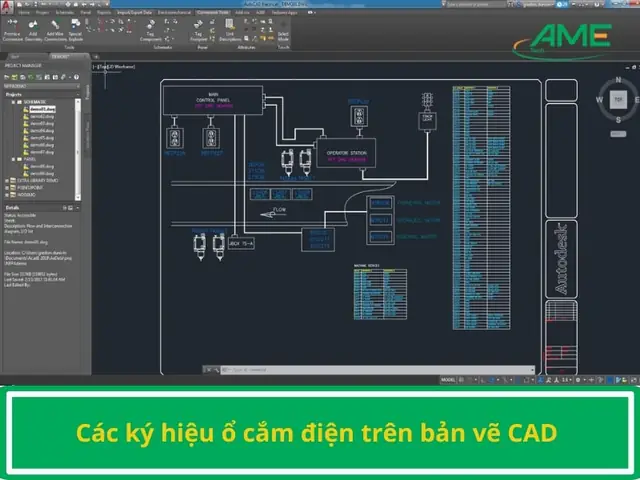 Cách Vẽ Ổ Cắm Điện