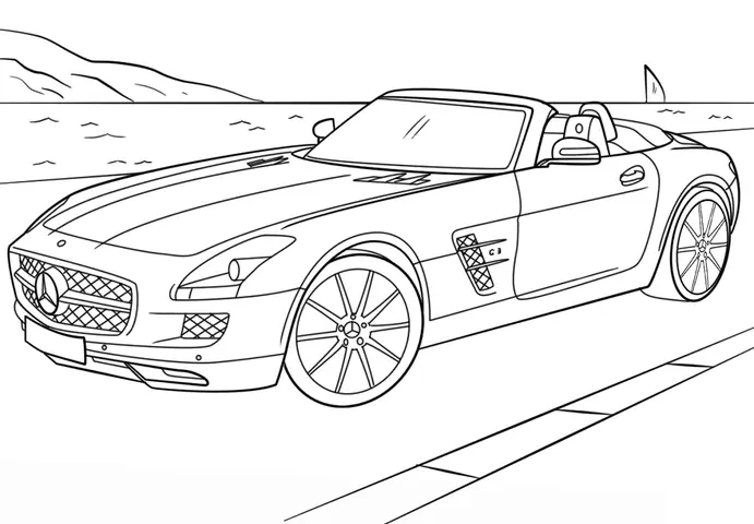 Cách Vẽ Ô Tô Mercedes Cách Vẽ Ô Tô Mercedes