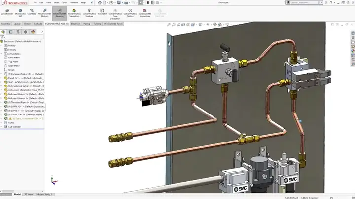 Cách Vẽ Ống Nước Solidwork