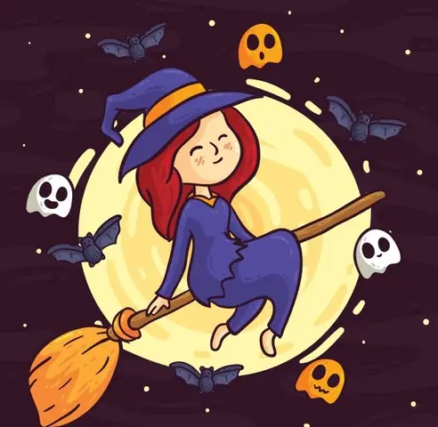 Cách Vẽ Phù Thủy Đơn Giản