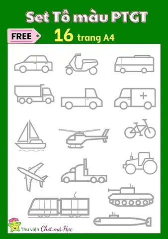 Cách Vẽ Phương Tiện Giao Thông