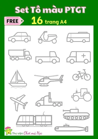 Cách Vẽ Phương Tiện Giao Thông