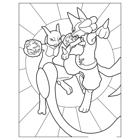 Cách Vẽ Pokemon Mega Mewtwo