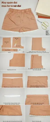 Cách Vẽ Quần Cạp Thun