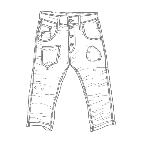 Cách Vẽ Quần Jean Nam Cách Vẽ Quần Jean Nam