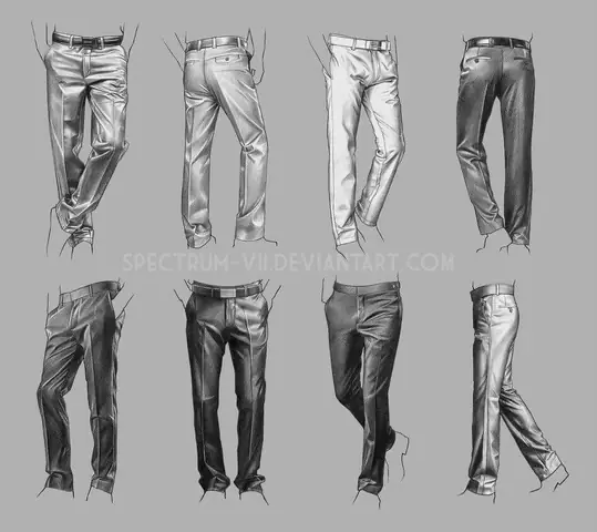 Cách Vẽ Quần Jean Nam Cách Vẽ Quần Jean Nam