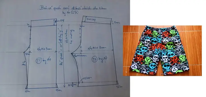 Cách Vẽ Quần Short Nữ