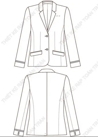 Cách Vẽ Rập Áo Vest Nữ Cách Vẽ Rập Áo Vest Nữ