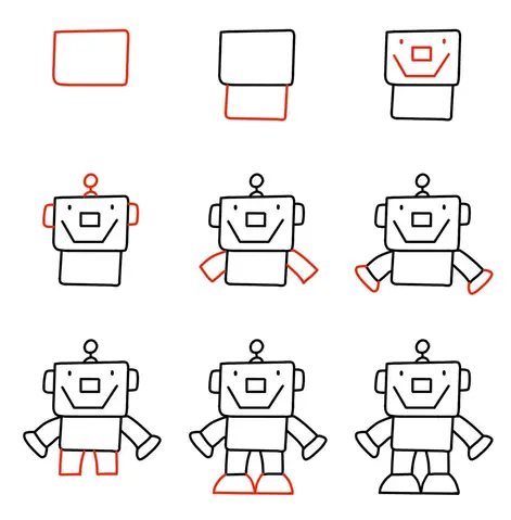 Cách Vẽ Robot Trai Cay Cách Vẽ Robot Trai Cay