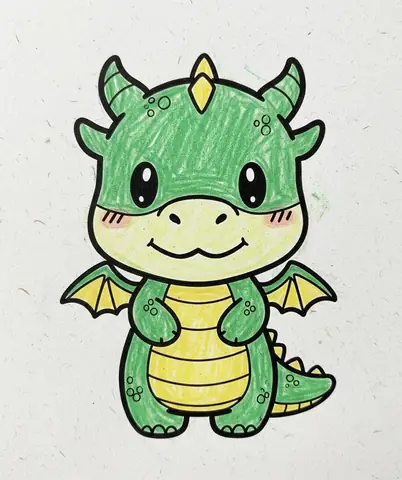 Cách Vẽ Rồng Con Chibi Cách Vẽ Rồng Con Chibi