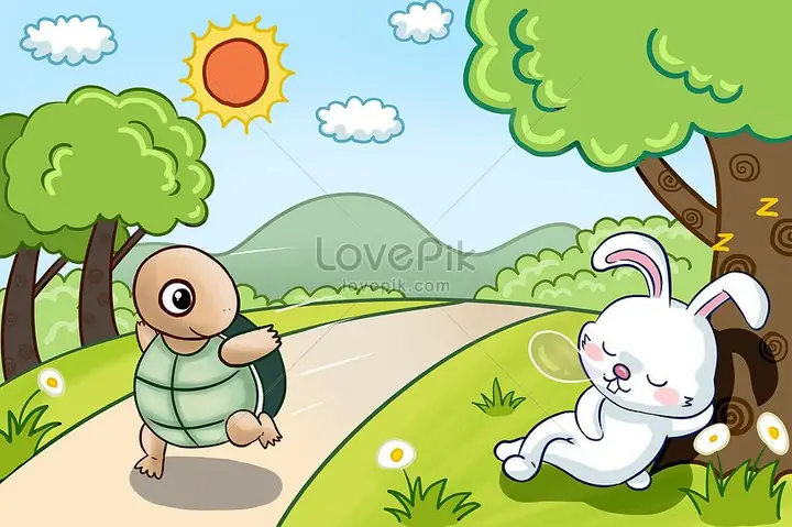 Cách Vẽ Rùa Và Thỏ Cách Vẽ Rùa Và Thỏ