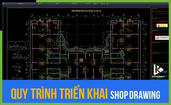 Cách Vẽ Shop Drawing Thép