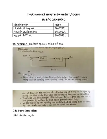 Cách Vẽ Simulink Trong Sisotool Cách Vẽ Simulink Trong Sisotool