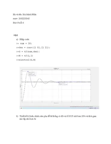Cách Vẽ Simulink Trong Sisotool Cách Vẽ Simulink Trong Sisotool