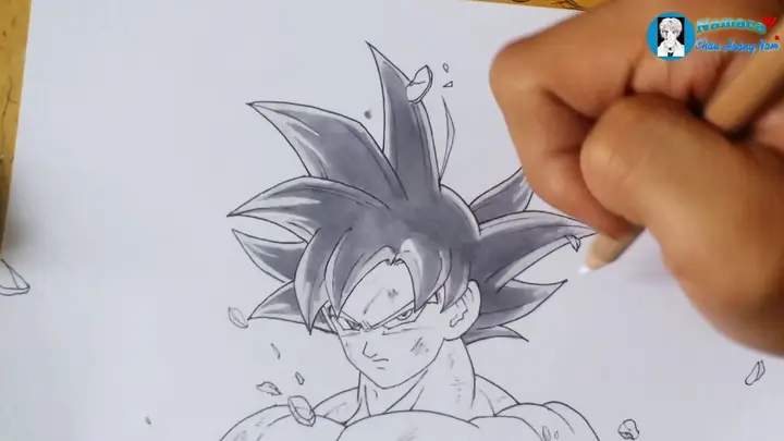 Cách Vẽ Songoku Cấp 3 Cách Vẽ Songoku Cấp 3