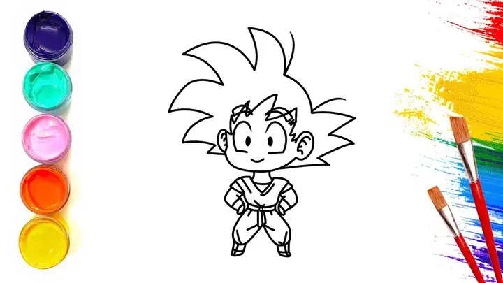 Cách Vẽ Songoku Cấp 4