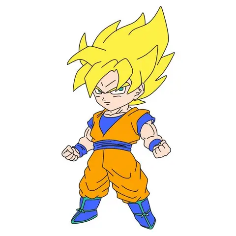 Cách Vẽ Songoku Super Saiyan Cách Vẽ Songoku Super Saiyan