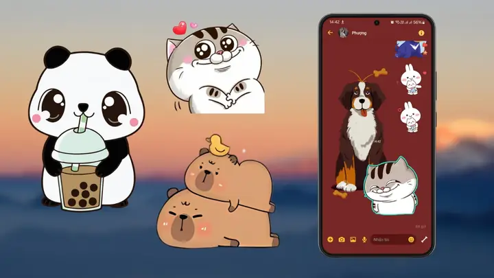 Cách Vẽ Sticker Tin Nhan