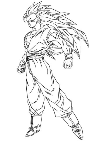 Cách Vẽ Super Saiyan 3 Cách Vẽ Super Saiyan 3