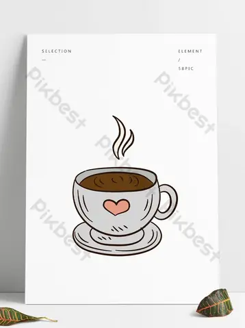 Cách Vẽ Tách Cà Phê