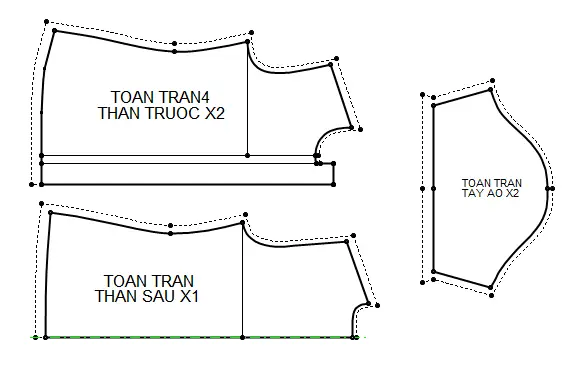 Cách Vẽ Tay Áo Nữ