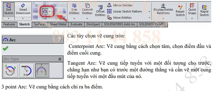 Cách Vẽ Tiếp Tuyến Solidworks Cách Vẽ Tiếp Tuyến Solidworks
