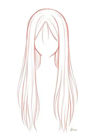 Cách Vẽ Tóc Anime Đơn Giản
