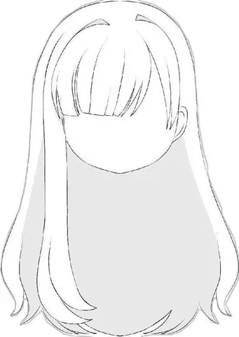 Cách Vẽ Tóc Anime Đơn Giản