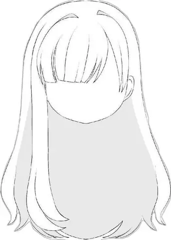 Cách Vẽ Tóc Dài Anime
