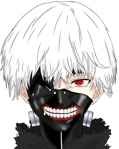 Cách Vẽ Tokyo Ghoul Kaneki