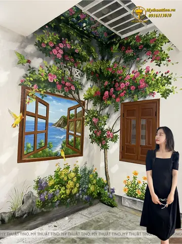 Cách Vẽ Tranh 3d Trên Tường Cách Vẽ Tranh 3d Trên Tường