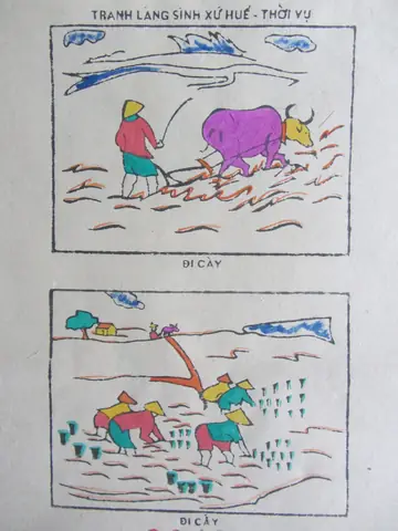 Cách Vẽ Tranh Làng Sình