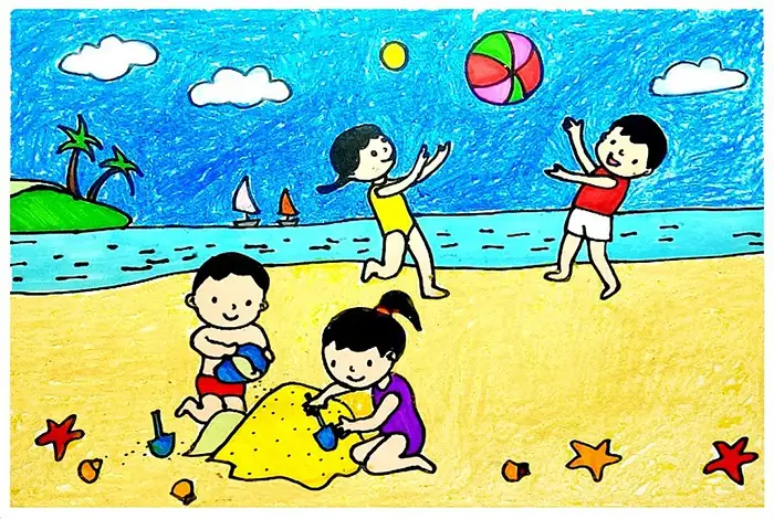 Cách Vẽ Tranh Mùa Hè Cách Vẽ Tranh Mùa Hè