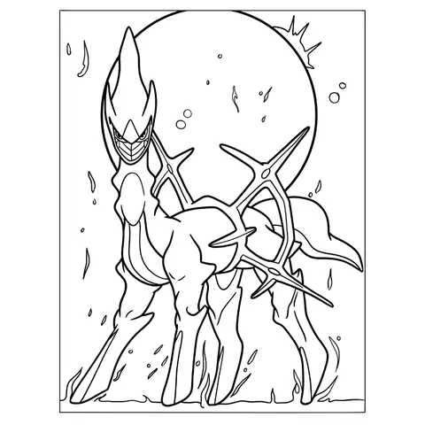 Cách Vẽ Tranh Pokemon Arceus Cách Vẽ Tranh Pokemon Arceus