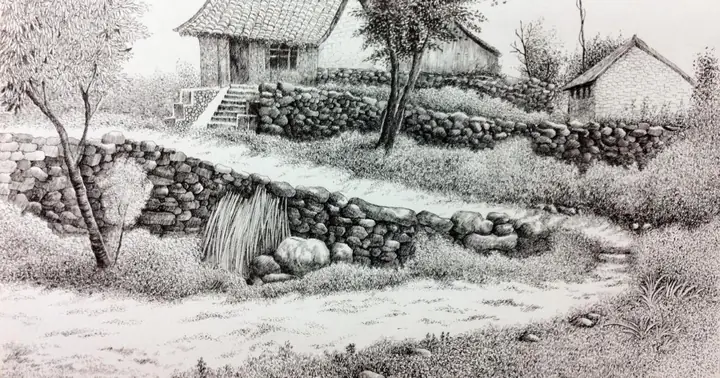 Cách Vẽ Tranh Quê Em